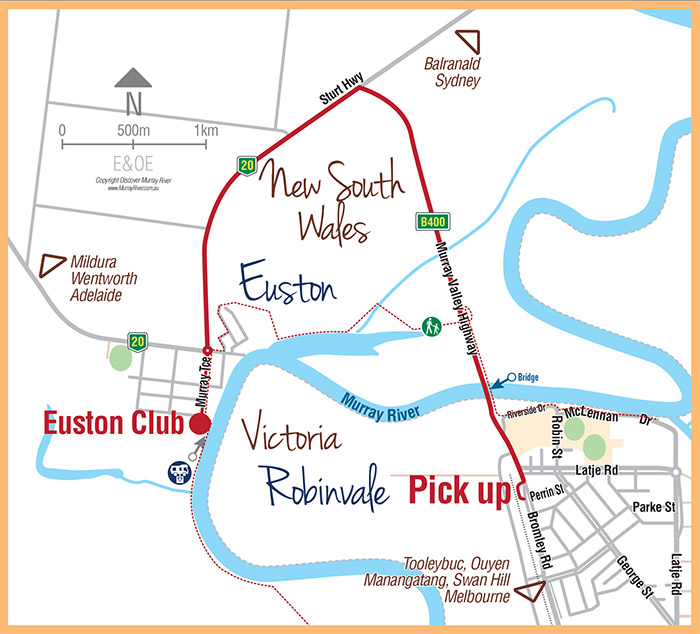 Euston Club location map