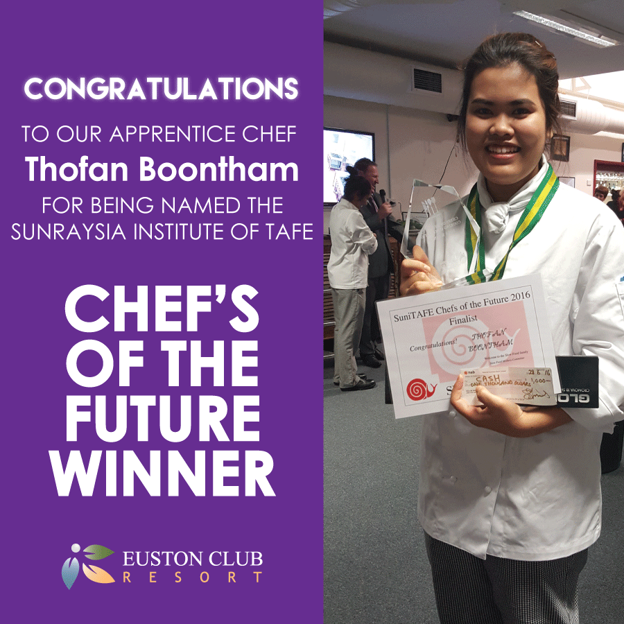 2016 Chef's of the Future WINNER