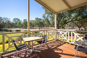 Euston Club Resort Cabin 8 verandah