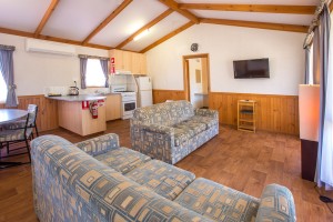 Euston Club Resort Cabin 9 lounge